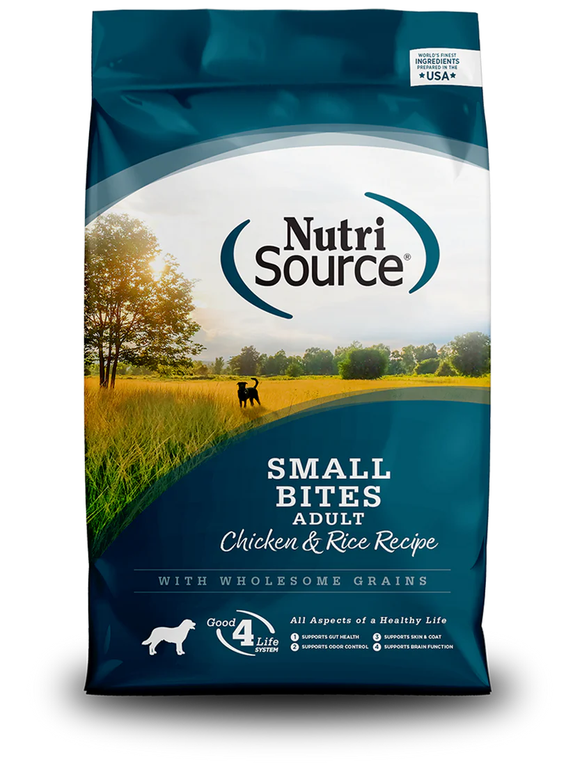 Nutri Source Pollo y Arroz en Bocados Pequeños para Perro Raza Mini
