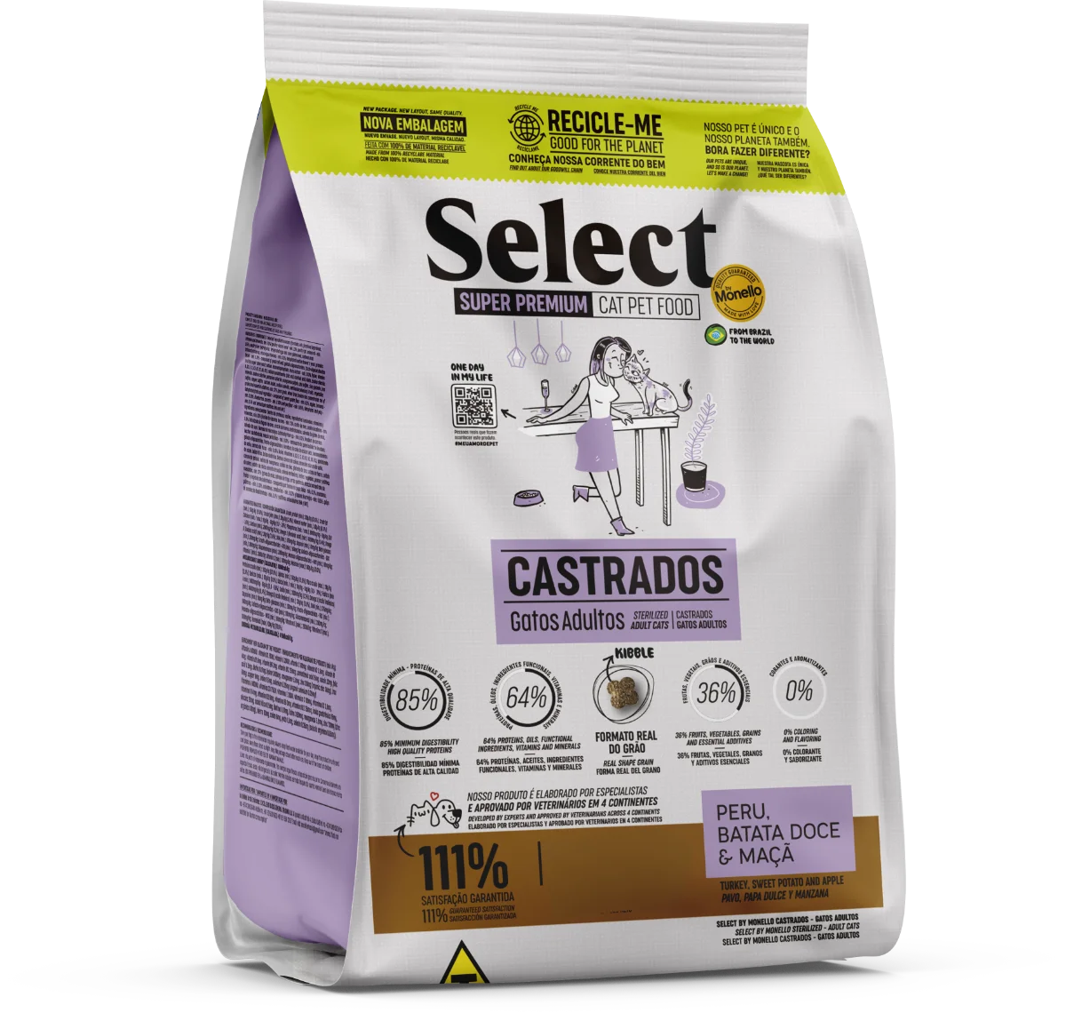 Select Adulto Castrado para Gato