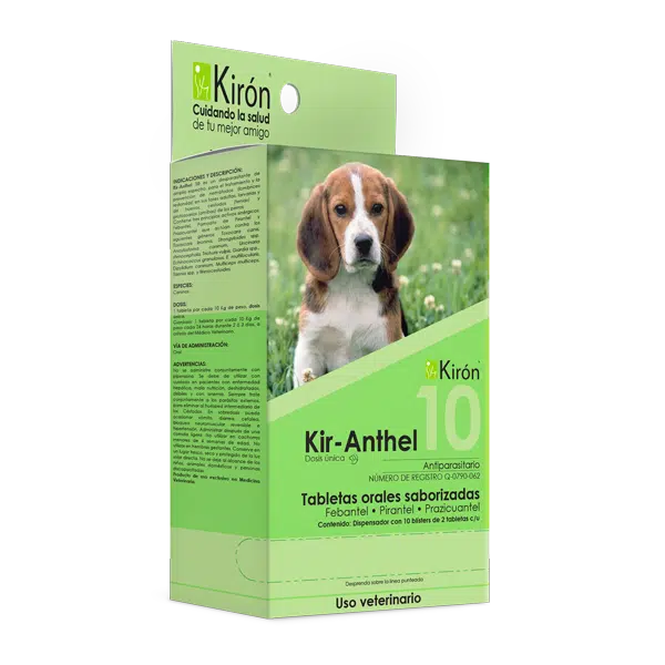 Kir-Anthel Desparasitante para Perro - 10 kg - 1 unidad