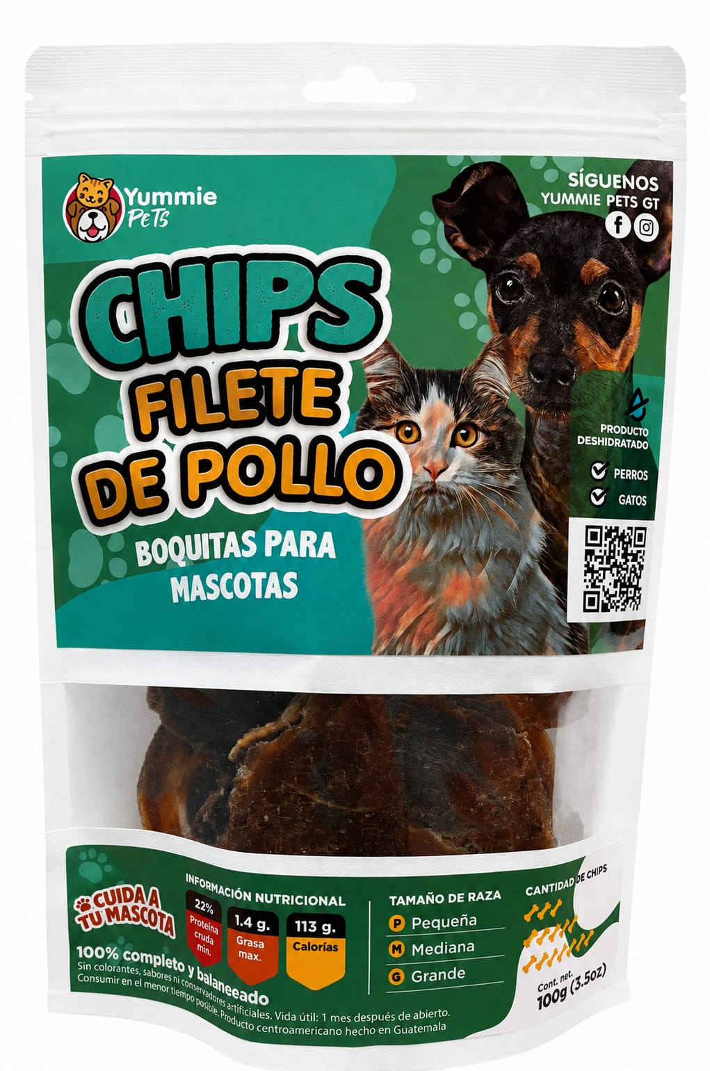 Yummie Pets Filete de pollo para Perro - 100 g
