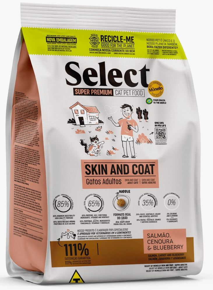 Select Adulto Cuidado de Piel y Pelo para Gato
