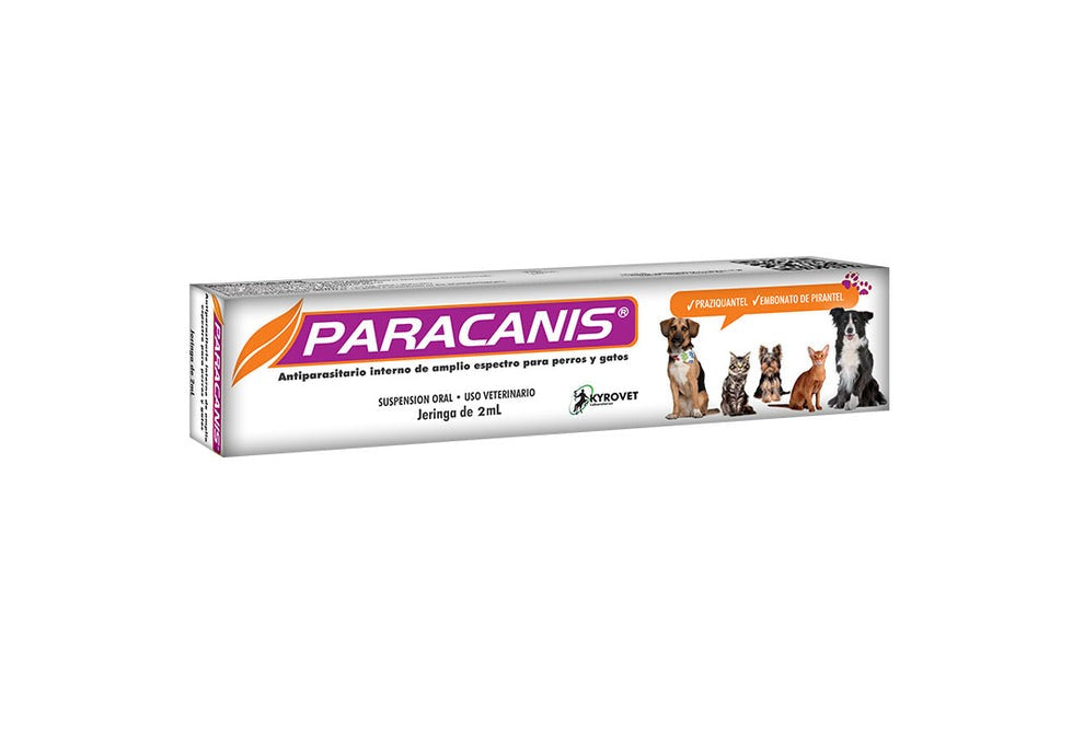 Paracanis Desparasitante para Perro y Gato - 2 ml