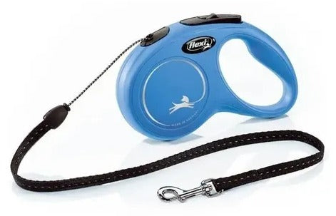 Flexi Correa Retráctil para Perro Color Azul - Talla M