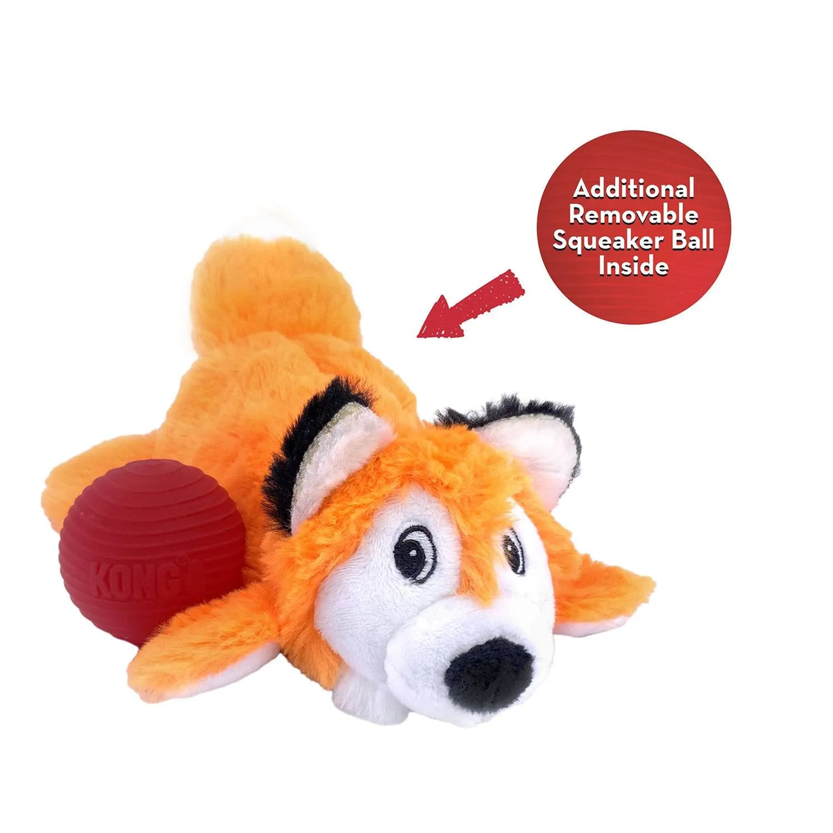 KONG Peluche Zorro para Perro Talla M