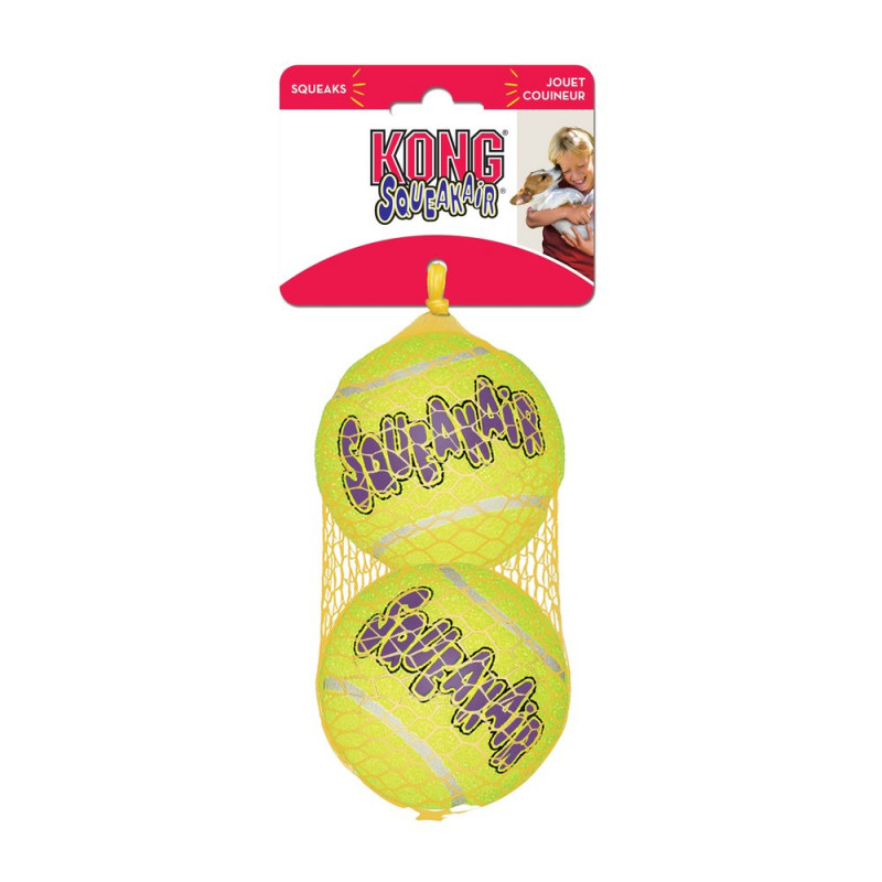 KONG Pelota Tipo Tenis Grande para Perro Talla L - 2 unidades
