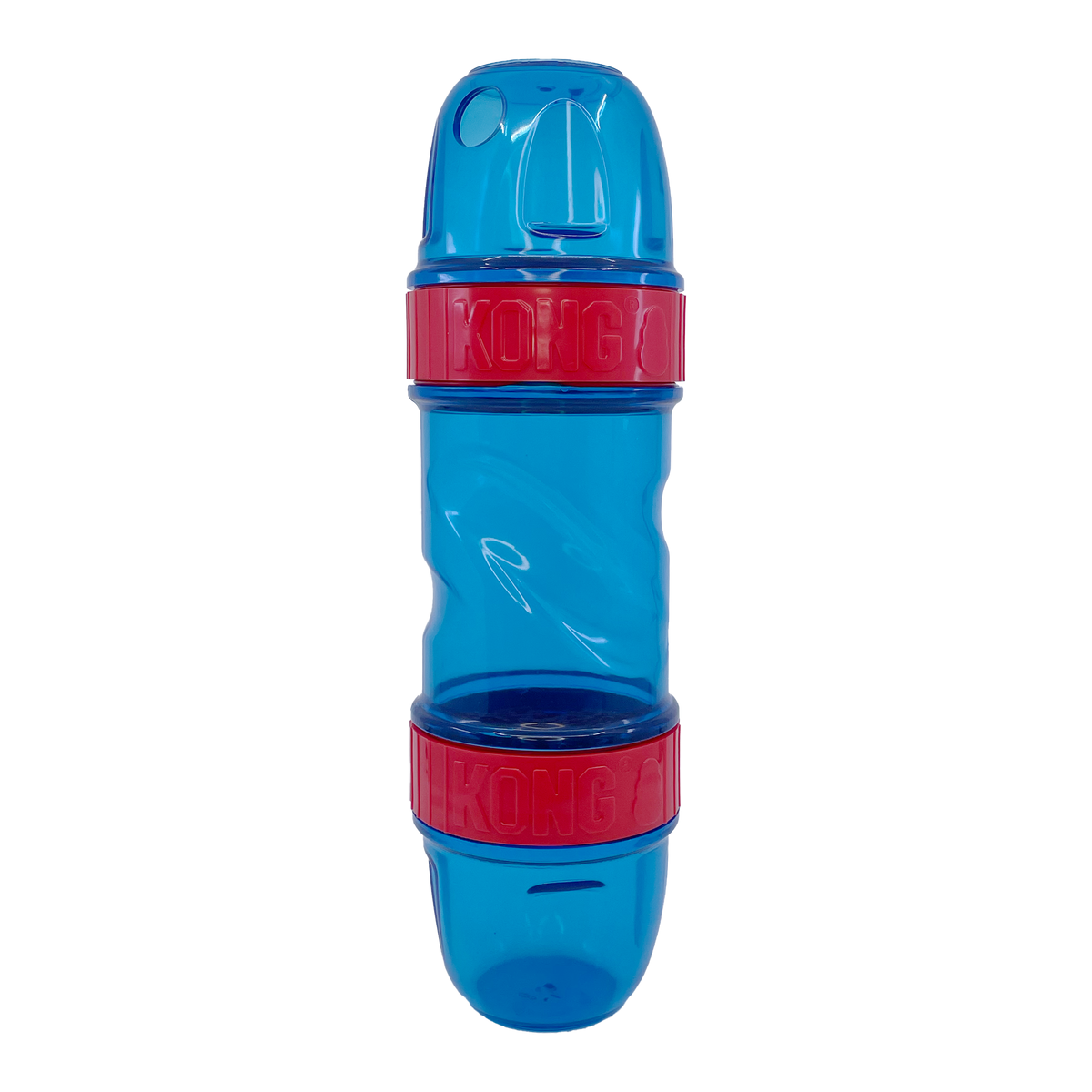 KONG H2O Sport Water Bottle Botella de Agua Portátil para Perro - Dispensador Integrado, Ideal para Paseos y Viajes