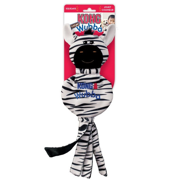 KONG Peluche con Tiras de Zebra para Perro