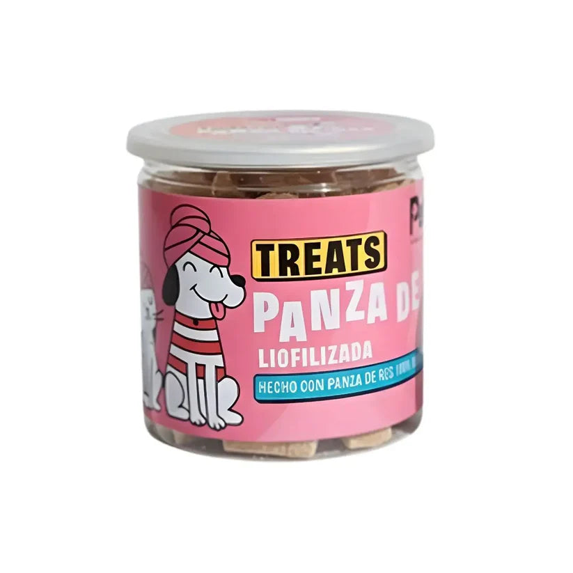 PetGuru Treats de Panza de Res Liofilizada para Perro