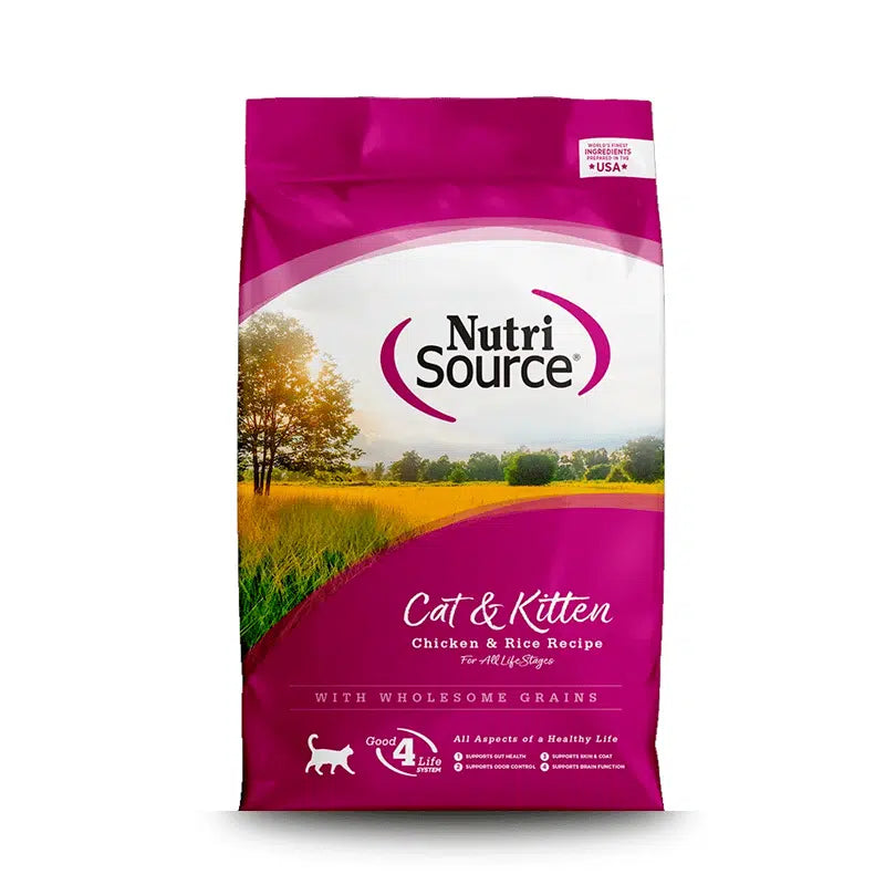 Nutri Source Pollo y Arroz para Gato - 4 lb