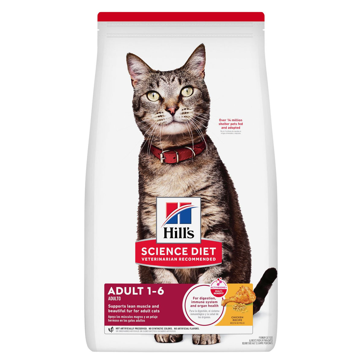 Hill's Adulto 1-6 Años con Pollo para Gato - 4 lbs