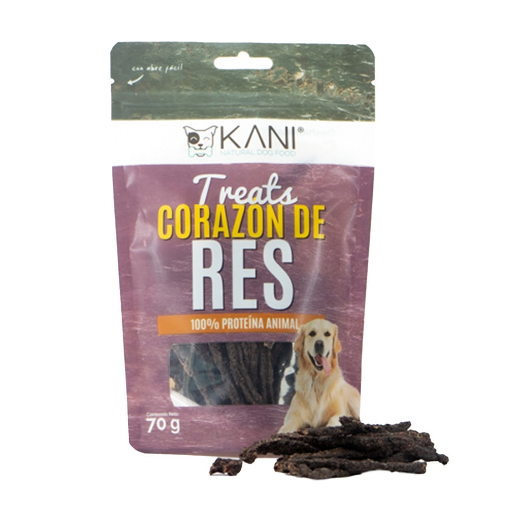 Kani Corazón de Res Deshidratado para Perro - 70 g