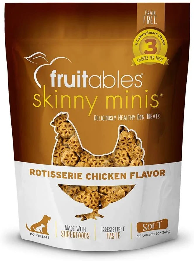 Fruitables Golosinas Mini de Pollo Asado para Perro