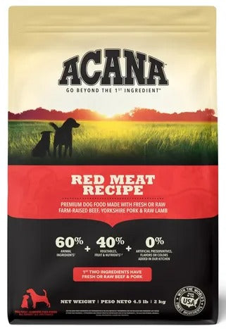 Acana Receta de Carnes Rojas para Perro - 4 lbs