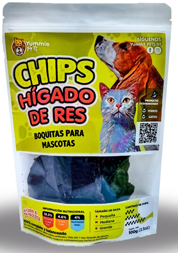 Yummie Pets Hígado de res para Perro - 100 g