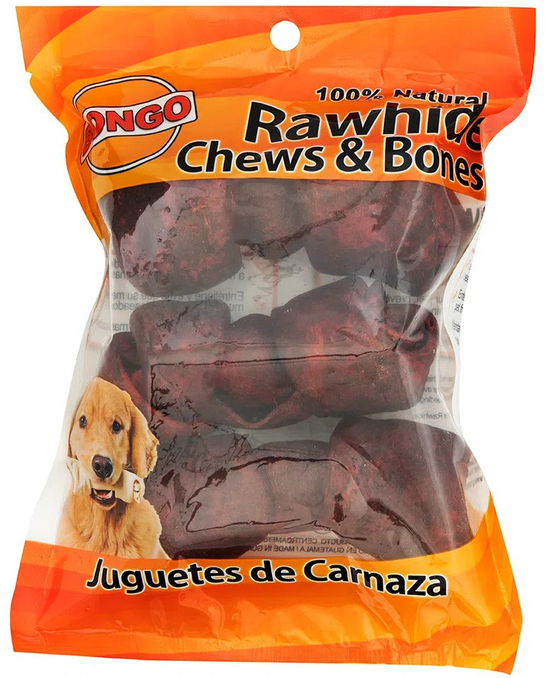 Bongo Hueso de Carnaza Sabor Carne - 2 x 3" - 3 unidades