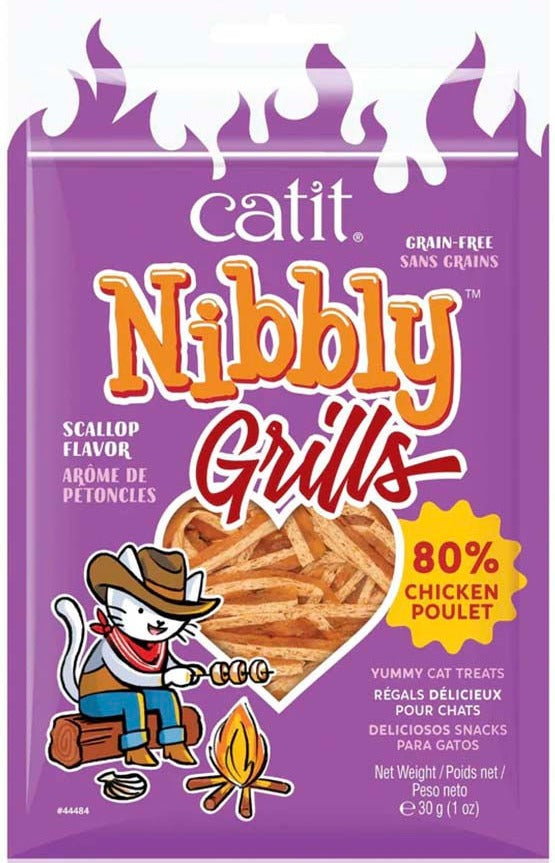 Catit Tiras de Pollo y Vieira para Gato - 30 g
