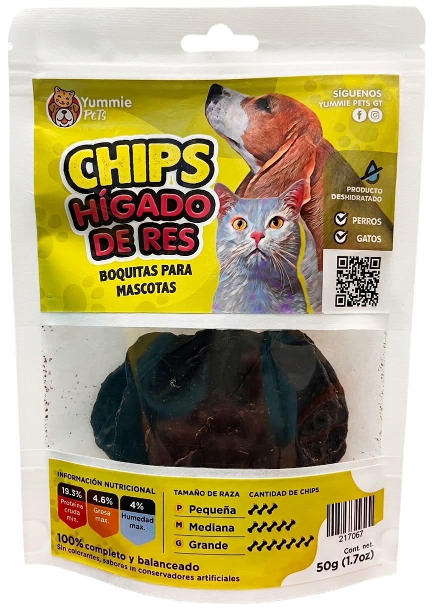 Yummie Pets Hígado de res para Perro - 50 g