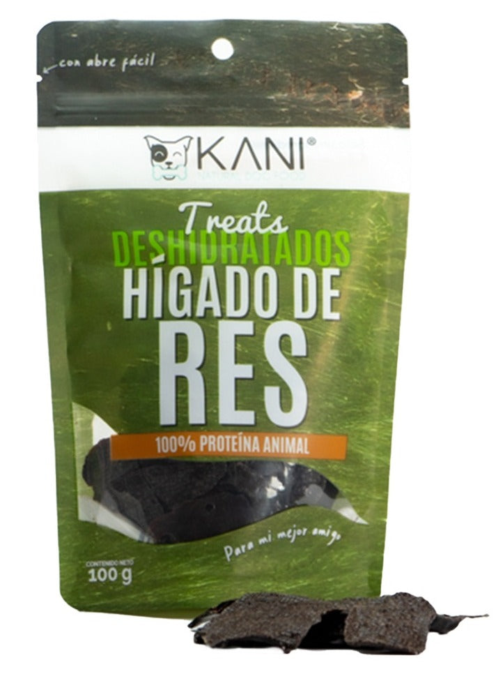 Kani Hígado de Res Deshidratado para Perro - 100 g