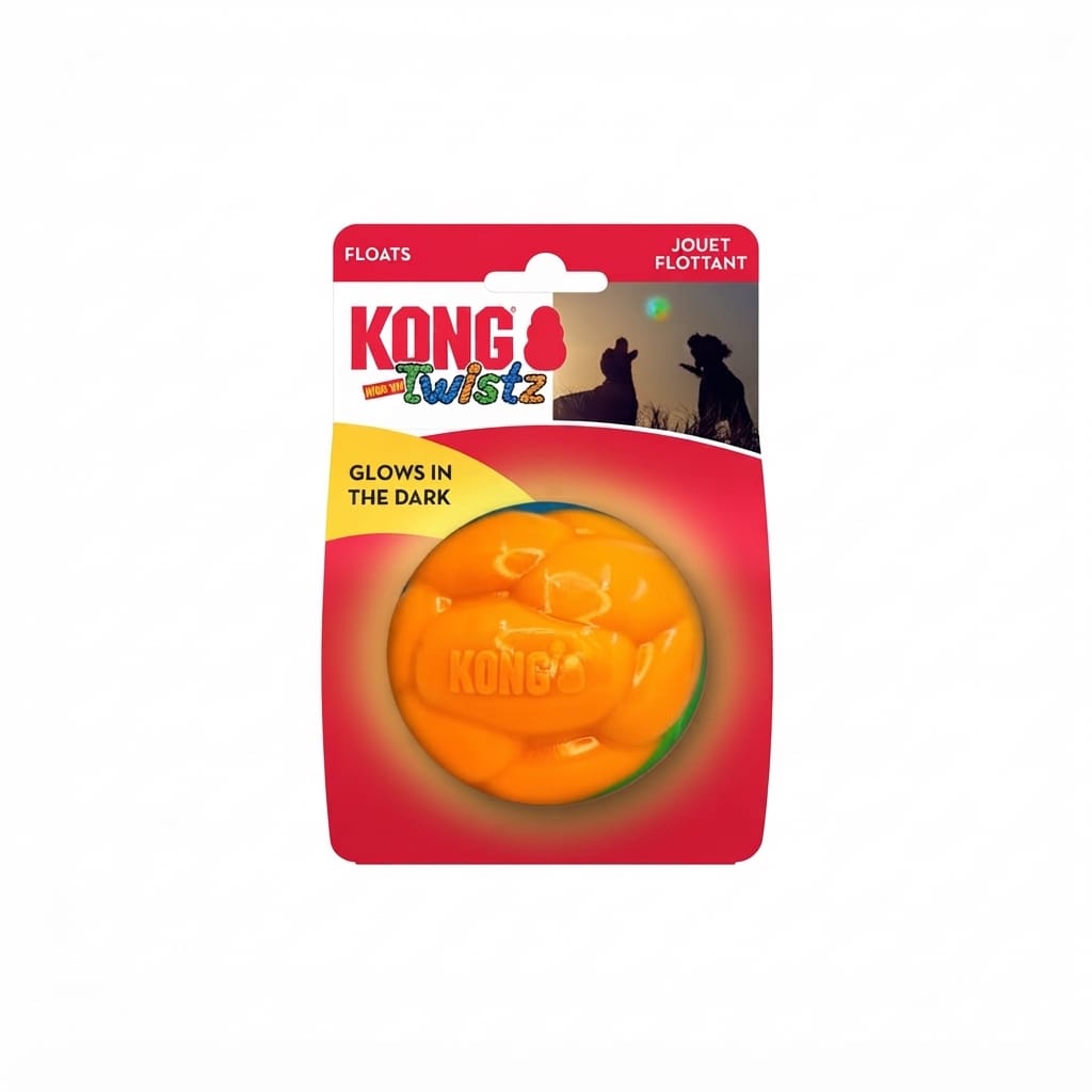KONG Pelota con Brillo en la Oscuridad para Perro