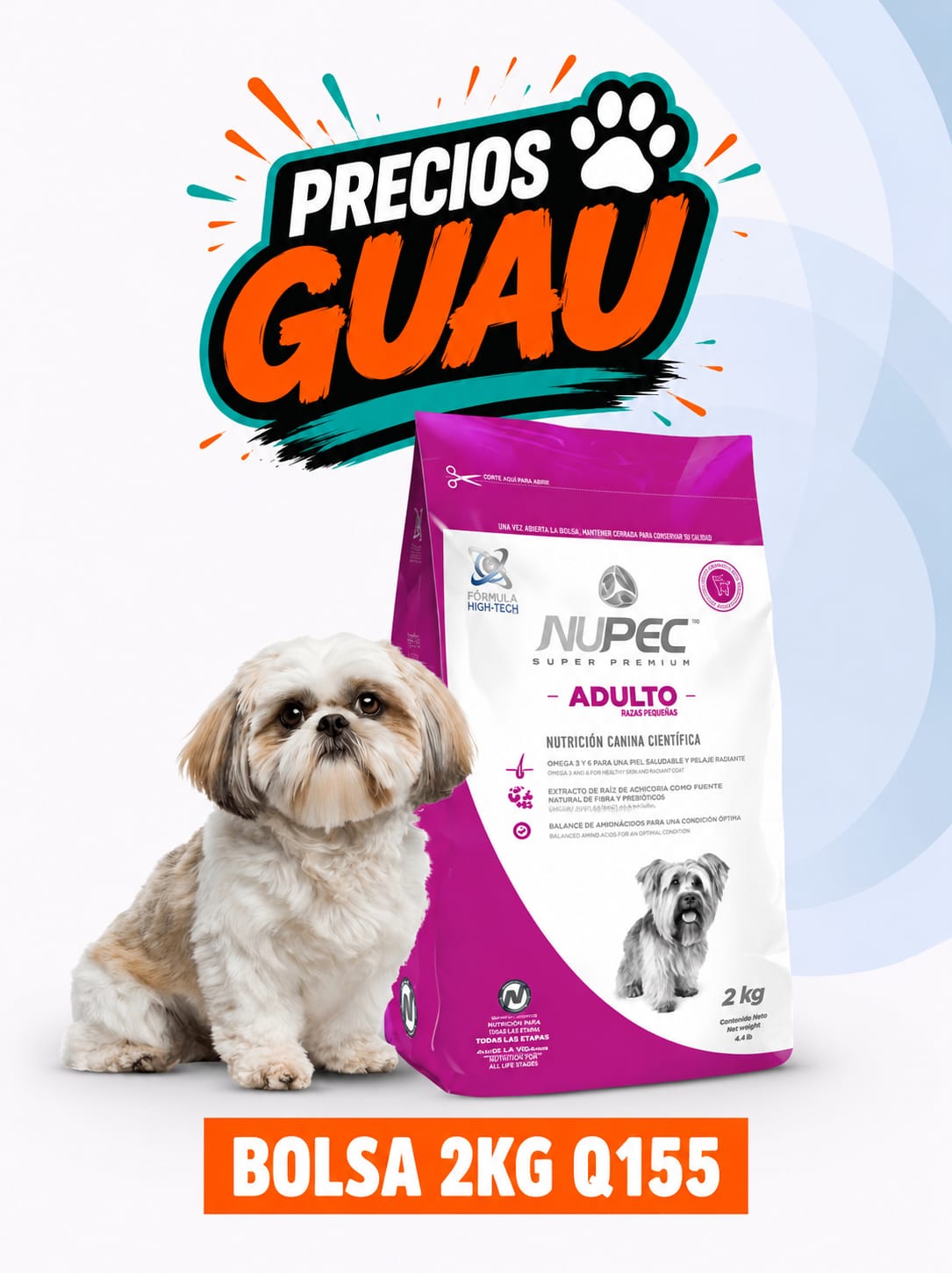 Precios GUAU Nupec para Perro