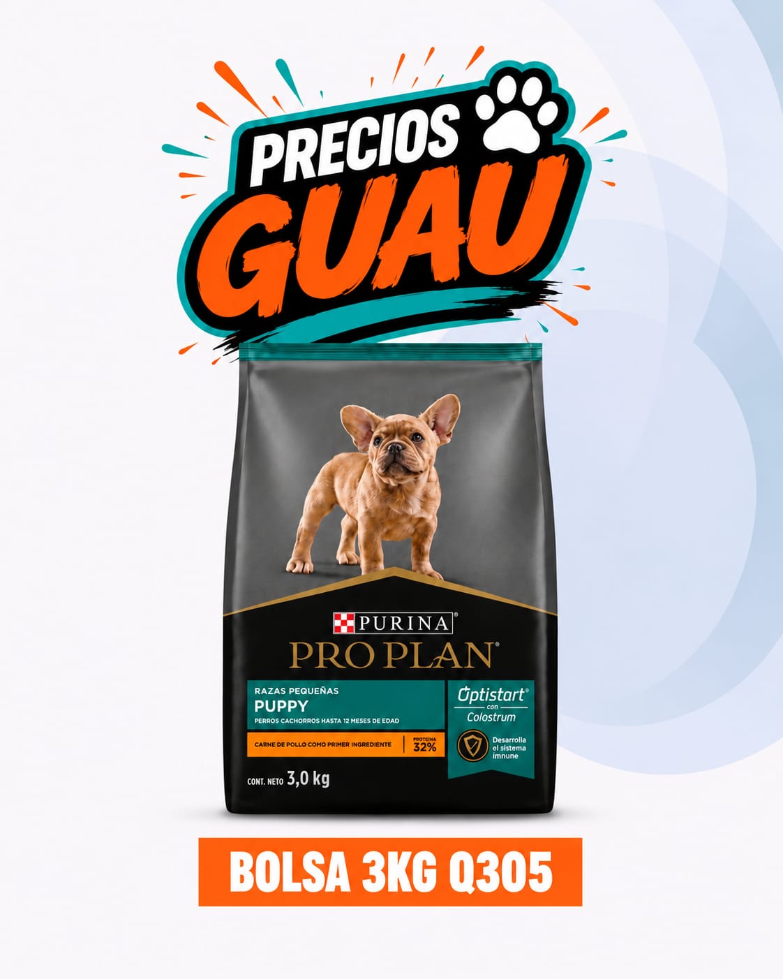 Precios GUAU Pro Plan para Mascota