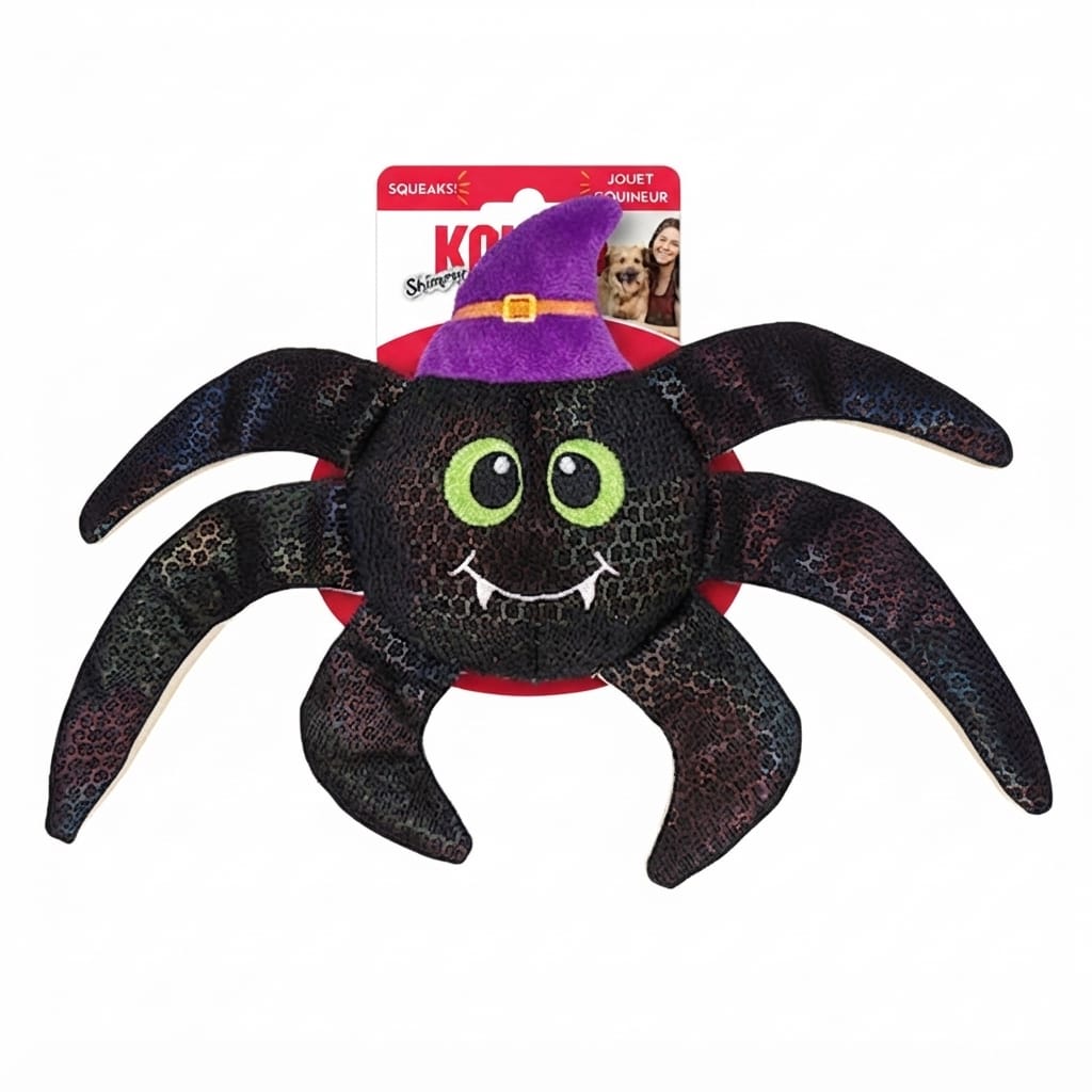 KONG Juguete de Halloween Araña de Peluche para Perro Talla M
