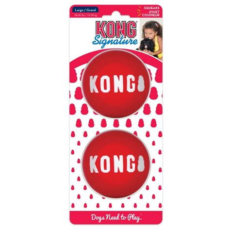 KONG Pelotas Signature para Perro - 2 unidades