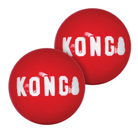 KONG Pelotas Signature para Perro - 2 unidades