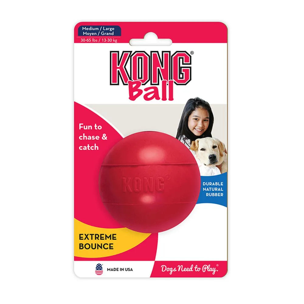 KONG Pelota Roja para Perro Talla M/L