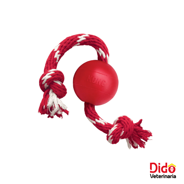 KONG Pelota con Lazo para Perro Talla S