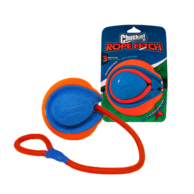 ChuckIt! Pelota con Lazo Interactiva para Perro - Exterior